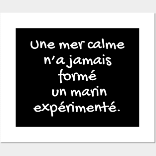 Citation sur la vie - citation positive en français Posters and Art